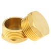 SJZBIN 2pcs NPT Male Adapter Brass Pipe Plug 3/4" External