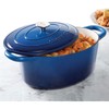 Crock Pot Artisan Enameled Cast Iron 7-Quart Oval Dutch Oven,