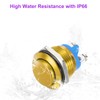 DMiotech 1 Pcs 16mm / 5/8" Push Button Switch, IP66