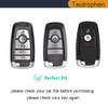 Tautrophen Key Fob Cover Genuine Leather Compatible with Ford Explorer