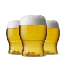 TOSSWARE POP 12oz Pint Jr SET OF 48, Premium Quality, Recyclable, Unbreakable & Crystal Clear Plastic Beer Glasses, 48 Count (Pack of 1)