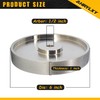 AHRYLXY 6" CBN Grinding Wheel, 1" Wide x 1/2" Arbor,