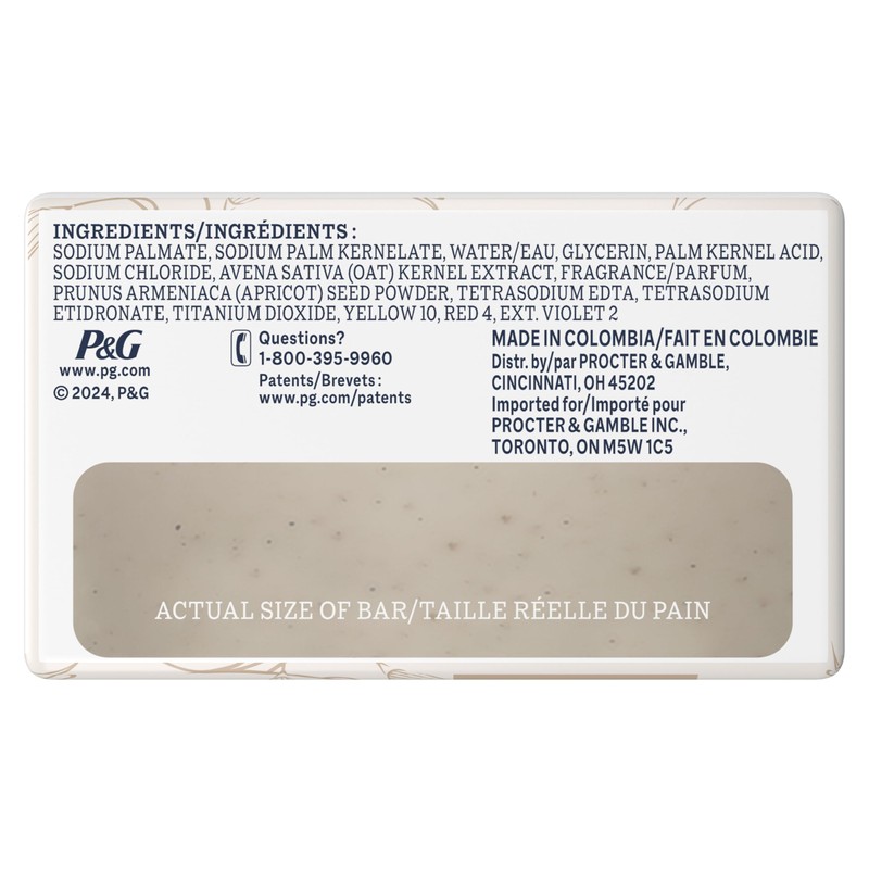 Ivory Exfoliating Bath Bar Soap, Designed for Whole Family with