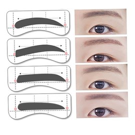 TOVINANNA Eyebrow Sticker 32 Pairs 8 Styles Shaping Templates Easy to Trace Symmetrical Brows for Beginners