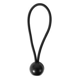 25 Pack Ball Bungee 4inch 6inch 9inch Tarp Bungee Cord Ball Tie Down 5mm Thickness Black Uv Resistant for Camping, Tents, Cargo, Holding Wire and Hoses (4 inch)