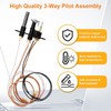 Criditpid 10002265 Propane Gas Pilot Assembly for HHT, Majestic, Temco,