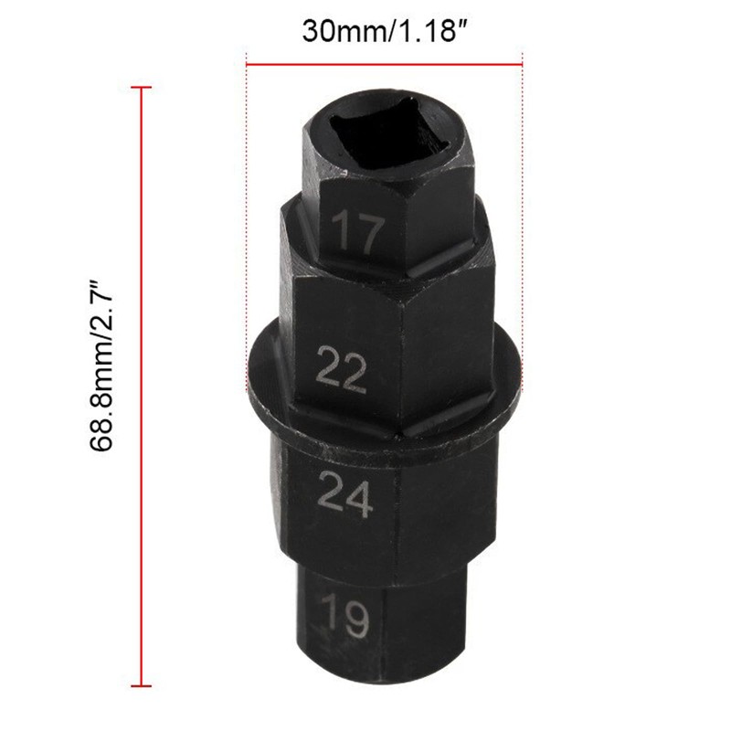 Bohaner Motorcycles Spindle Tool Hex Axle Spindle Wheel Removal Tool