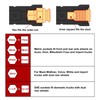 CASOMAN 1-Inch Drive Budd Socket Set, 33mm,35mm,38mm,1-1/2",41mm, Metric & SAE,