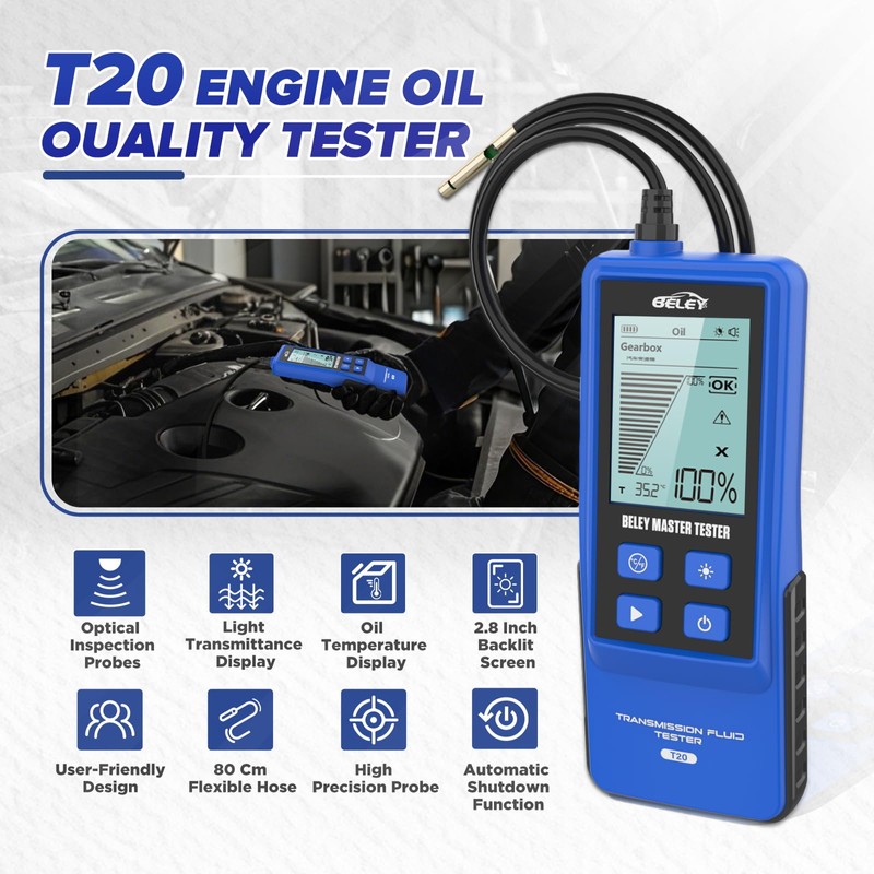 Transmission Fluid Tester Kit Gasoline & Diesel Gearbox Oil Diagnostic