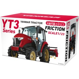 Yanmar YT3 Friction Tractor YANMAR Tractor 3 Years Old Miniature Model Toy Work Car Interior Hobby
