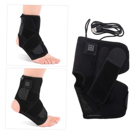 Healeved Heating Ankle Support Brace Compression Wrap for Ankle Injury Recovery Relieve Pain and Stiffness for Outdoor Activities and Daily Use
