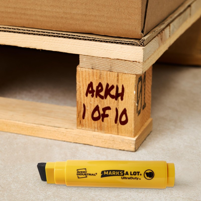 AVERY Marks A Lot UltraDuty Permanent Markers, XL Wide 18mm