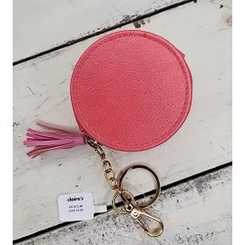 Claire's Pink  Flower Coin Purse Key Chain