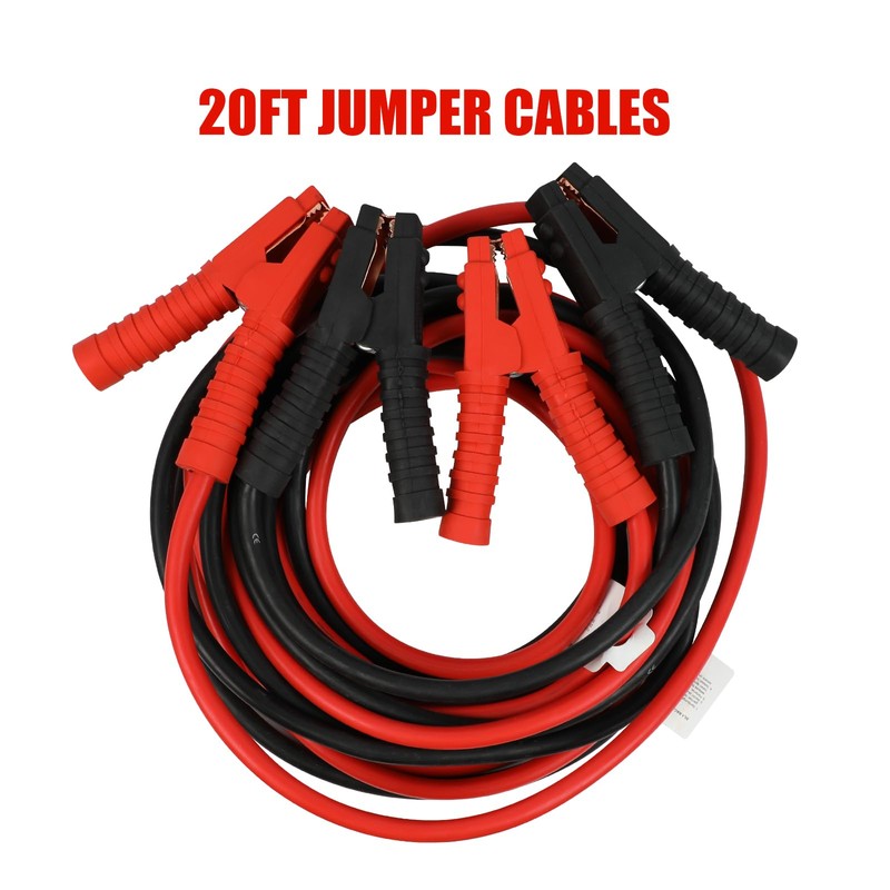 ZESUPER Heavy Duty Booster Jumper Cables Car Cables 3000AMP 1