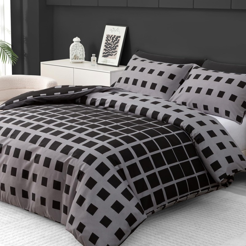 Grace Single Duvet Cover Set - Premium Brushed Microfiber Duvet