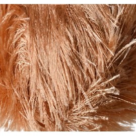Lukche Eyelash Fun Fur Yarn Premium 100% Polyester 164 Yds (150 Mt), 3.53 Oz (100 Gr) Colorful Crochet Yarn Dıy Hand Knitting. (Camel Hair, 3 Skein)