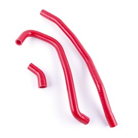 LUXERAD Silicone Coolant Radiator Hose Kit Fits For YAMAHA RAPTOR 700 R YFM 2006-2017 (Red)