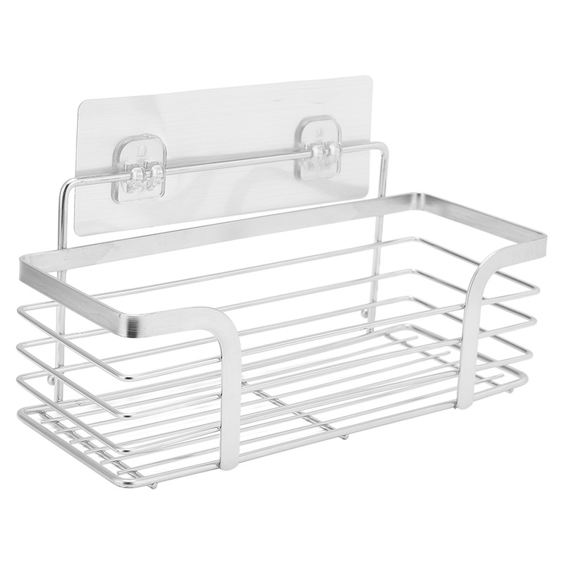 Hair Dryer Holder Stainless Steel Wall Mounted Bathroom Storage Rack