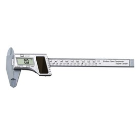 Solar Power Digital Caliper, 0-150mm / 0-6" Metric Inch Conversion Depth Gauge Measuring Tools, Vernier Caliper with Extra-Large LCD Display Screen