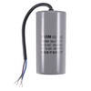 uxcell CBB60 Run Capacitor 80uF 450V AC 2 Wires 50/60Hz