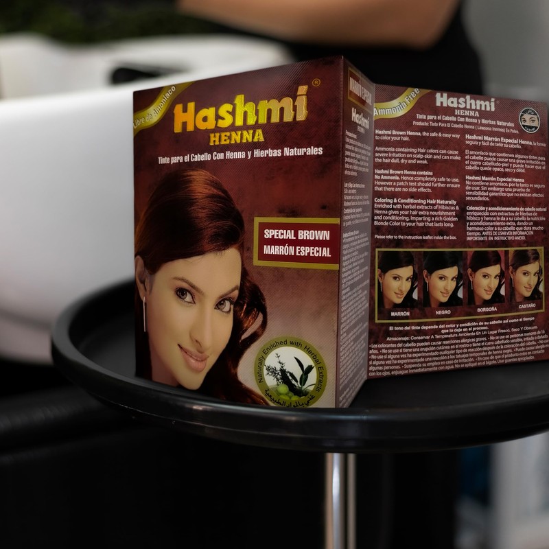 5 HENNA TINTE PARA CABELLO (CAFE ESPECIAL) HASHMI | LO