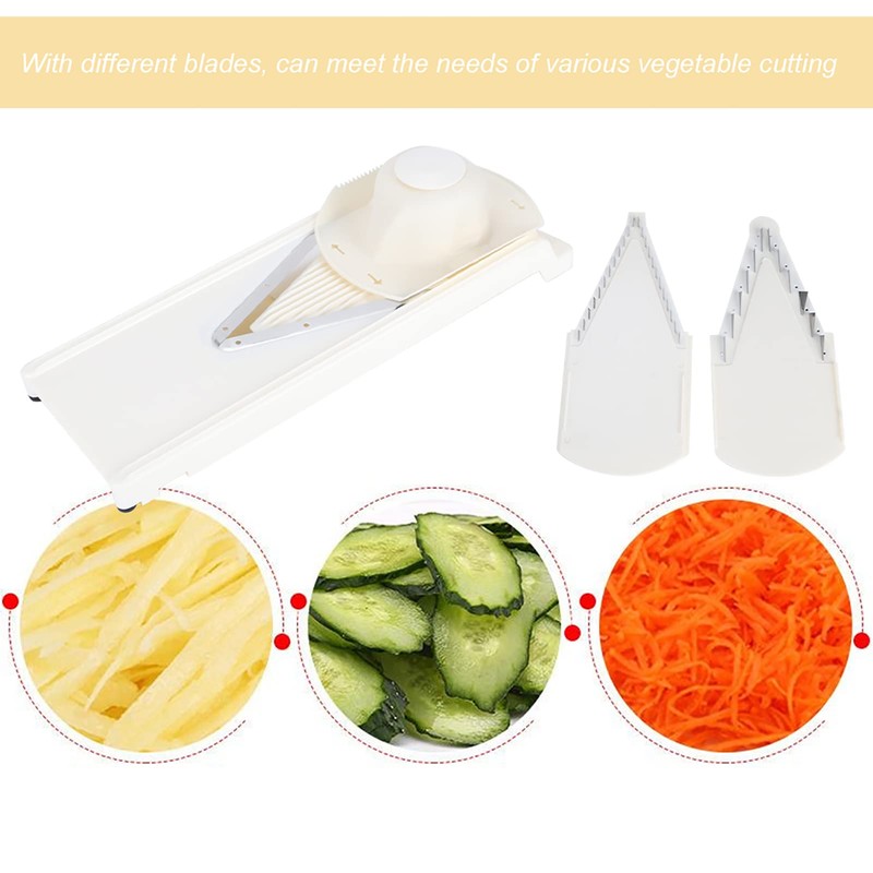Multifunctional V Shaped Grater Slicing Cutter with Hand Protector Stainless