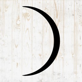 6 in Moon Sticker - Moonlight Night Phase Planet Lunar Full Eclipse - Vinyl Decal for Wall Car Home Bike Bottle Phone Laptop DWSV2385