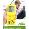 3.5-inch large screen brick game console building block game racing/tank