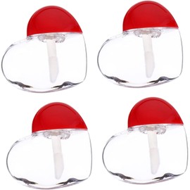NOLITOY 2 Juegos Botella De Brillo De Labios Contenedor De Barra De Labios Mini Barras De Labios Aceite De Labios Claro Tubos De Brillo De Labios Rojo El Plastico 20 Piezas * 2