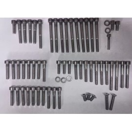 Stainless Cycle Honda Atc200x 1983-1985 Stainless Bolt Screw Bolt Kit Polished Engine Set