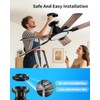 TCL 52" Low Profile Ceiling Fan with Light, Slim, Black,