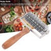 Stainless Steel Dough Grid Roller Cutter Dough Cookie Pie Pizza