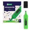 D.RECT 12 x Green Chisel Tip Highlighter Pens 1128