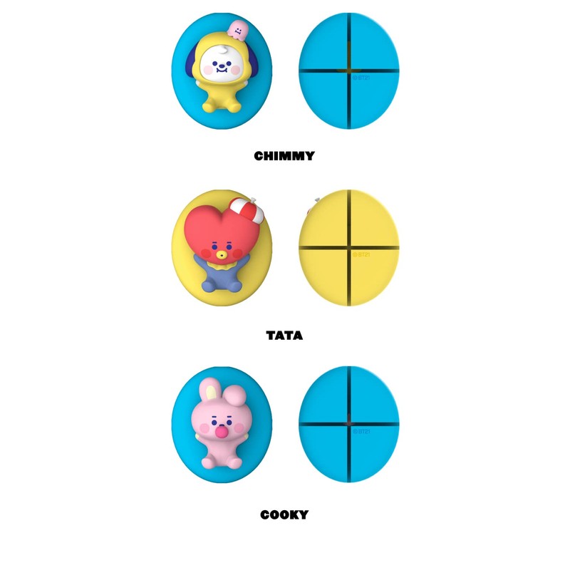 Solomon Shoji BT21 Cable Mascot Ver.2 JELLY CANDY (RJ) CABLE