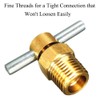 3/8'' NPT Brass Water Drain Valve T-Shaped Drain Valve for