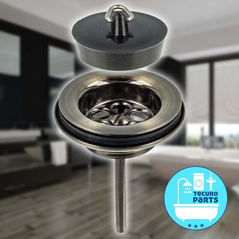 'Tecuro 1 1/4 Valve Drain Filter Bronze For Sinks With