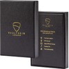 Vaultskin Cartera Bifold de Piel con Bloqueo RFID, Billetera Slim