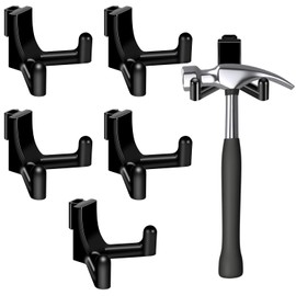 ziyue 5 Pack Tool Hook for Lifetime Shed Accessories Shed Storage Organization for Shovels Tooles, NOT Work on Any Sheds with Horizontal Siding (5 Pack)