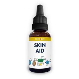 Phytopet Skin Aid |100ml | Vetenary supplement | Internal Support For Trouble Free Skin For Dogs, Cats, Horses, Pets | Ezema, Dry And Flakey skin |