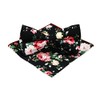 Floral Bow Tie Pocket Square Set Novelty for Men Patterned