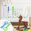 Baby Pull Up Rings, 2 Pcs Bed Stand Up Assistant,