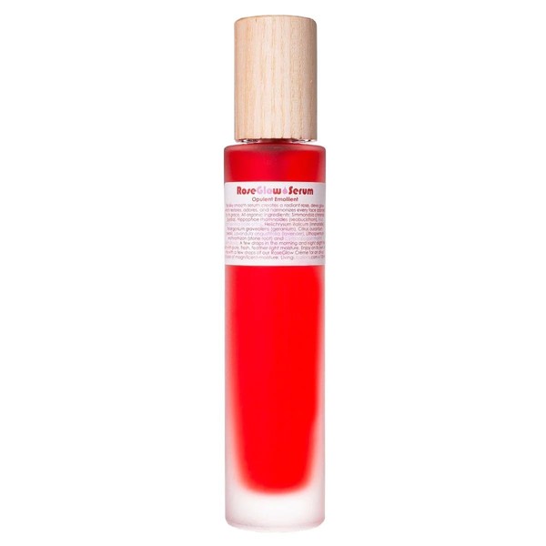 Living Libations - Organic Rejuvenating Rose Glow Face Serum | Natural, Plant-Based, Clean Beauty (3.38 fl oz | 100 ml)