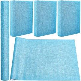craspire 51 x 11.8 Inch Linen Book Cover Force Blue for A3-A8 Books Binding Fabric Surface Paper Back Book Cover Books Album Scrapbooking Archival DIY Cover Protection