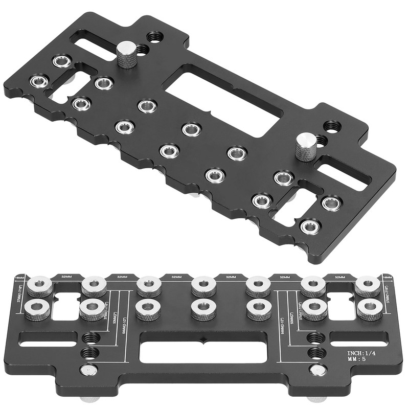 Holes Punch Locator Aluminum Alloy Cabinet Handle Hardware Jig Shelf