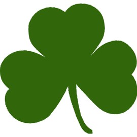 CafePress St Patricks Day Irish Shamrock Magnet 2.25" Round Magnet, Refrigerator Magnet