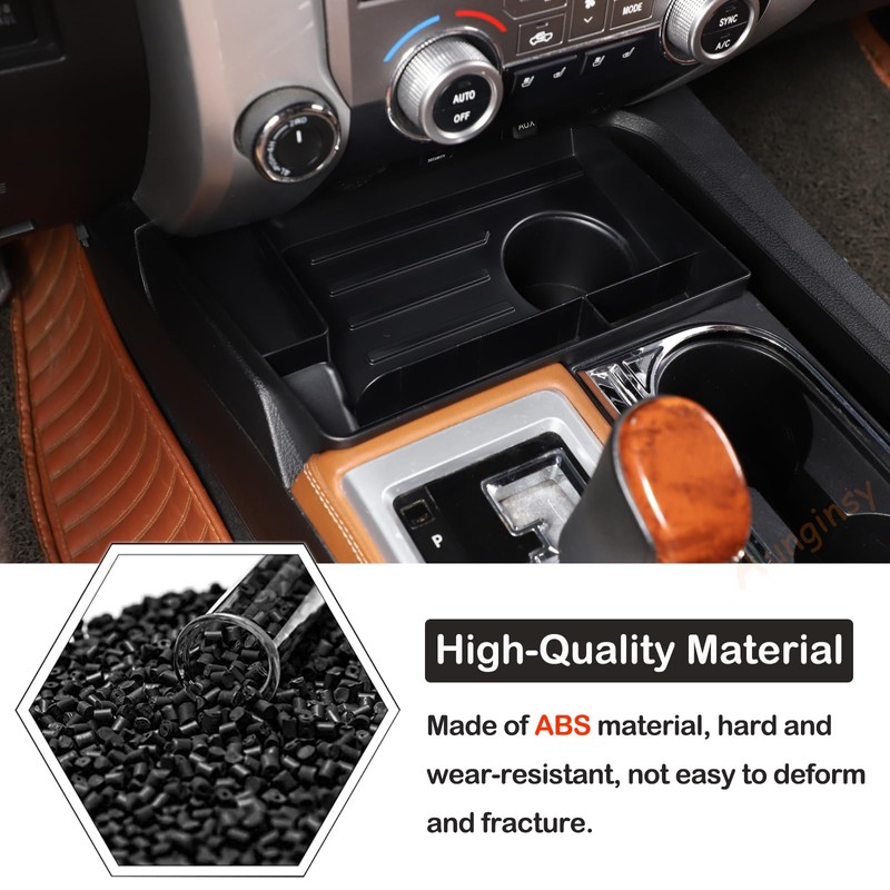 Aunginsy Central Control Storage Box Compatible with Toyota Tundra 2014-2021
