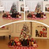3 Ft Frosty Lighted Artificial Christmas Tree, Pre-Lit Mini Christmas