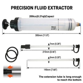 DIQDI Manual Fluid Transfer Pump Gear Oil Filling Maintenance Tool - 200cc