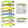 ANCLLO 43 Pieces Diving Fishing Lure Set Multi-Color Artificial Bait