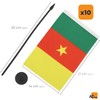 AZ FLAG - Pack of 10 Cameroon Table Flags 21